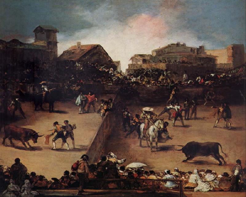 Francisco de goya y Lucientes The Bullifight China oil painting art